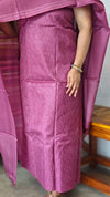 Orchid Pink Noel Tussar Silk Suit - MNT4