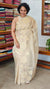 Light Beige Net Kota Saree with Applique Work - EP26