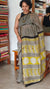 Black and White Striped Chanderi Silk Saree - MK58