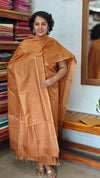 Mustard Woven Noel Tussar Silk Suit - MNT4
