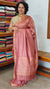 Dusty Mauve Pure Moonga Tissue Silk Saree - SM32