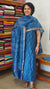 Blue Block Printed Maheshwari Silk Suit - SL291
