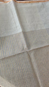 Sandstone Grey Muslin Jamdani Saree - 2971