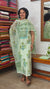 Pista Green Cotton Hakoba Suit with Kota Doria Dupatta