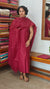 Reddish Maroon Woven Semi Silk Suit - EW79A - B