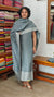 Metaillic Grey Banarasi Suit - 73SC