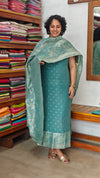 Teal Banarasi Suit - 73SC