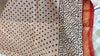 Black and Brick Red Maheshwari Silk Saree - BHC91