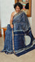 Indigo Maheshwari Silk Saree - BHC91