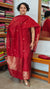 Chilli Red Semi Raw Silk Banarasi Suit - 67A1 - A