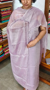 Dusty Lavender Shimmer Organza Cutwork Suit - L38M