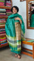 Beige and Green Printed Tussar Silk Suit - PTS25