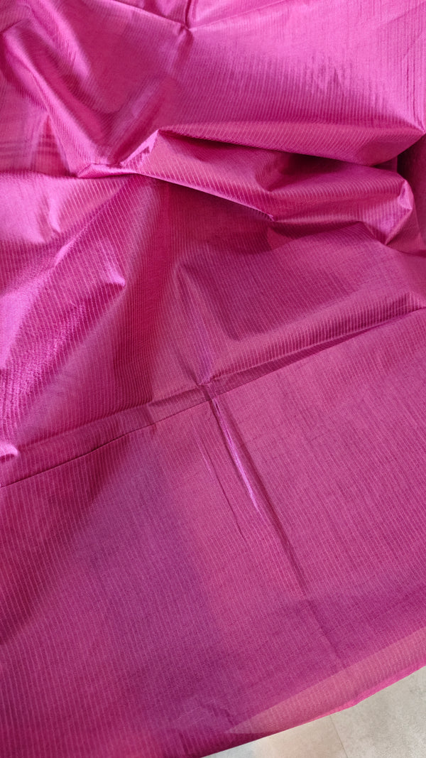 Dark Pink Woven Semi Silk Saree - 2 - NU87