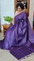Purple Woven Semi Silk Saree - 3 - NU87
