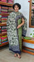 Green Printed Semi Maheshwari Suit - FE41