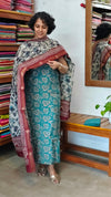 TealSemi Maheshwari Suit - FE41