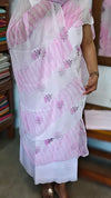 Baby Pink Block Printed Cotton Suit - G34X