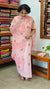 Peach Block Printed Cotton Suit - G34X