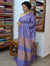 Lavender Zari Checked Semi Silk Saree - BPR3