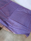 Lavender Zari Checked Semi Silk Saree - BPR3