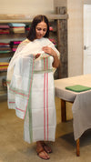 White net kota suit