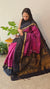 Purple Raw silk saree