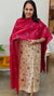 Beige desi tussar suit