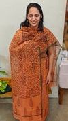 Burnt orange tepchi kota suit