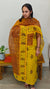 Orange and Mustard organza suit