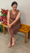Brown cotton coord set
