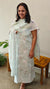Light Green semi linen unstitched Salwar Suit with embroidery