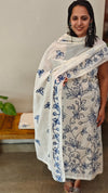 Off white Embroidered SalwarSet (3pc)