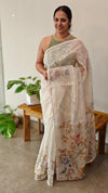 Tissue kota Embroidery saree