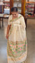 Linen chanderi jamdani saree