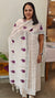 Off white linen cotton suit