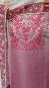 Ombre pink net kota suit