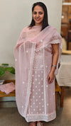 Lilac mal chanderi suit