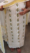Off White hakoba unstitchedsalwar suit