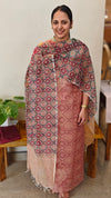 Digital printed net kota suit