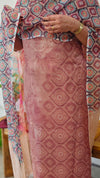 Digital printed net kota suit