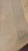 Light yellow silky kota saree