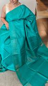 LKA - Rama green tussar silk saree