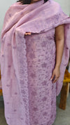 10FP - Lilac crushed organza suit