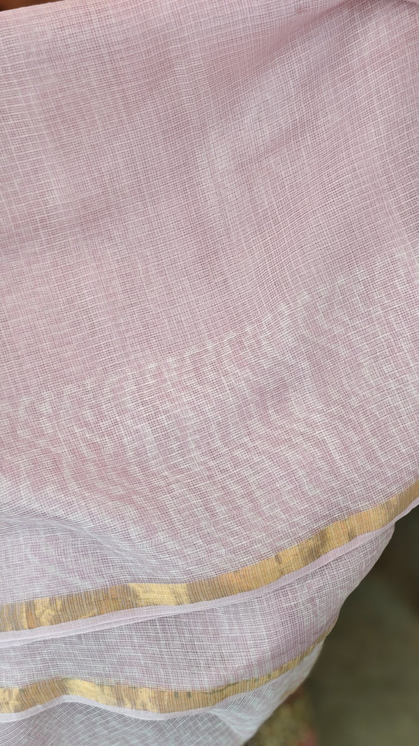 Lilac kota doria saree