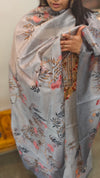 Grey party wear suit