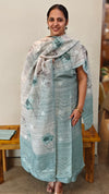 33FP - Blue linen suit