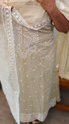 Pastel yellow mal chanderi suit