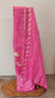 Pink embroidered net kota suit