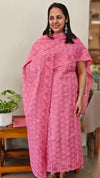 812 - Pink cutwork tepchi kota suit