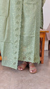 812 - Green cutwork tepchi kota suit